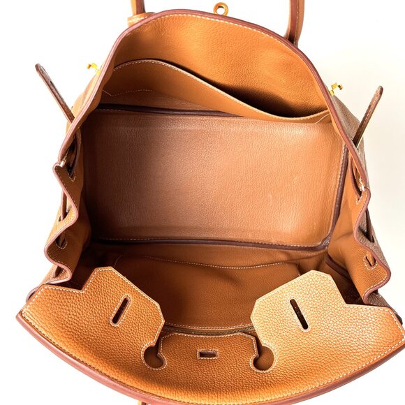 Sold on fashionreloved.com HERMES Togo Birkin 35 Gold on Gold Hardware Bag - Picture 14 of 14